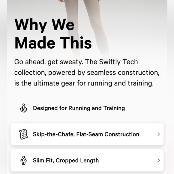 Lululemon Swiftly Tech Cropped Shirt - Picture 5 of 5